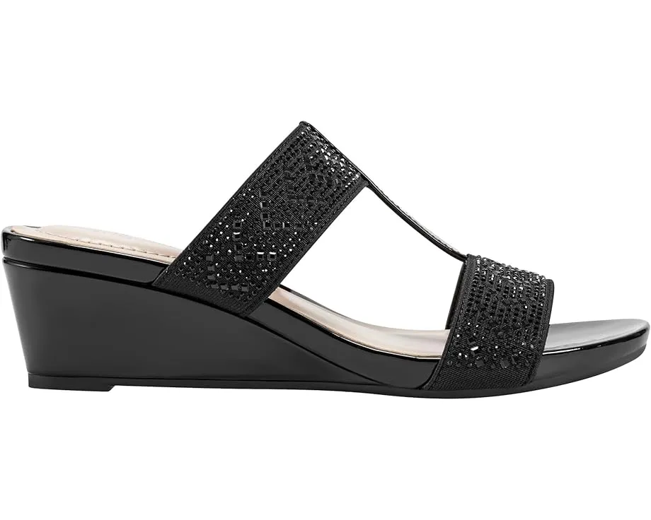 Босоножки Bandolino Iluvit на танкетке с украшением из стразов