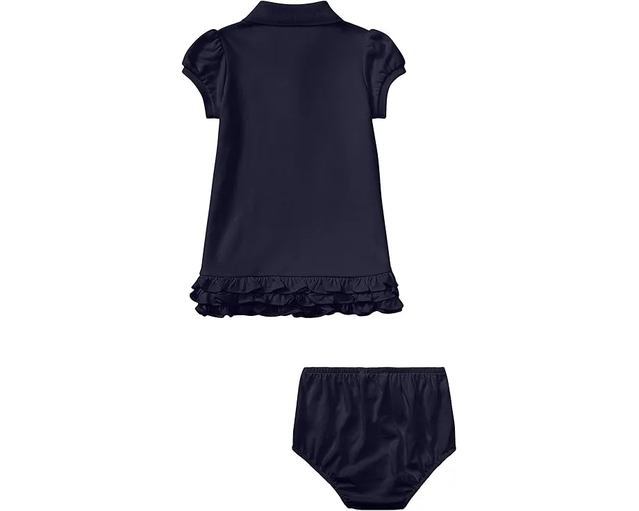Детское платье Polo Ralph Lauren Kids с рюшами и блумерами