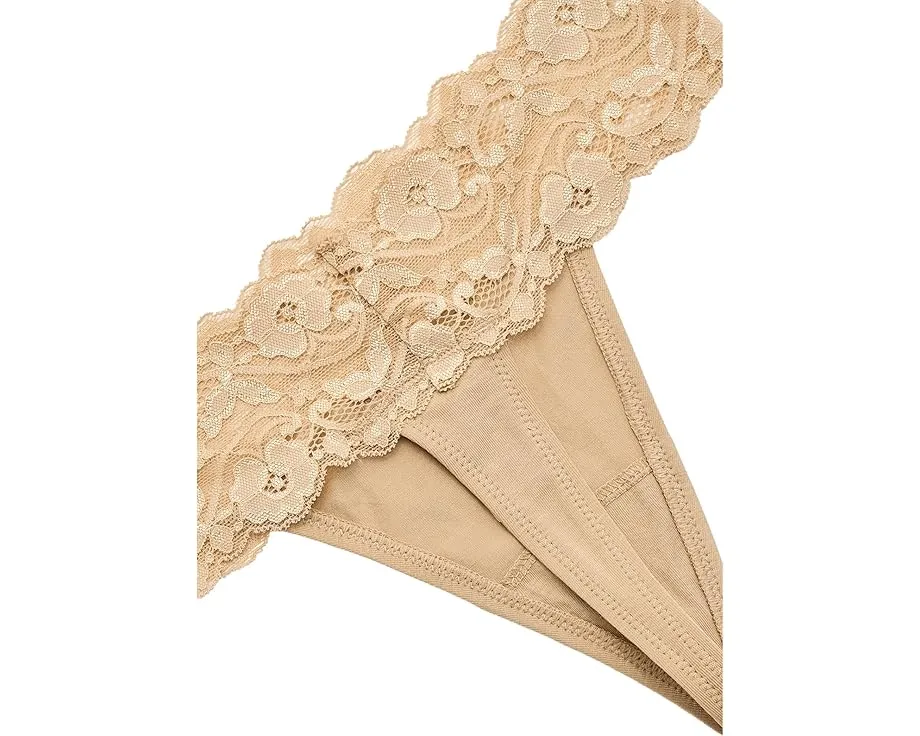 Набор из 3 стрингов PACT с кружевной резинкой