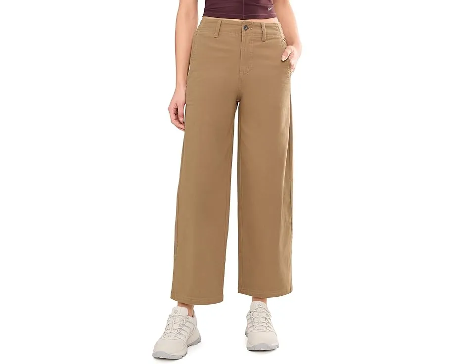 Широкие брюки Columbia Roc Wide Leg из хлопка с эластаном и застежкой на молнию