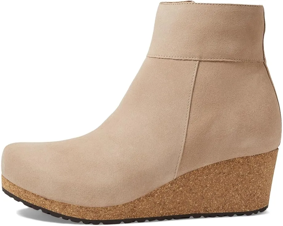 Ботильоны Birkenstock Papillio Ebba на танкетке с кожаным верхом