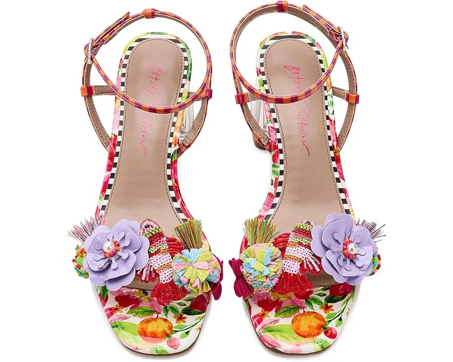 Сандалии Merrily от Blue by Betsey Johnson с прозрачным каблуком и ремешком на щиколотке