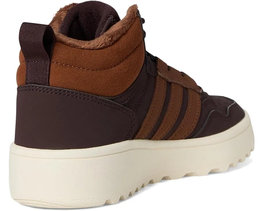 Кроссовки adidas Kids Hoops 4.0 Mid Top на шнуровке с резиновой подошвой