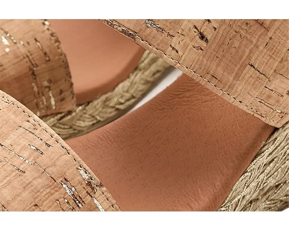 Сандалии Andre Assous Nolita Cork на эспадрилье с клином из пробки