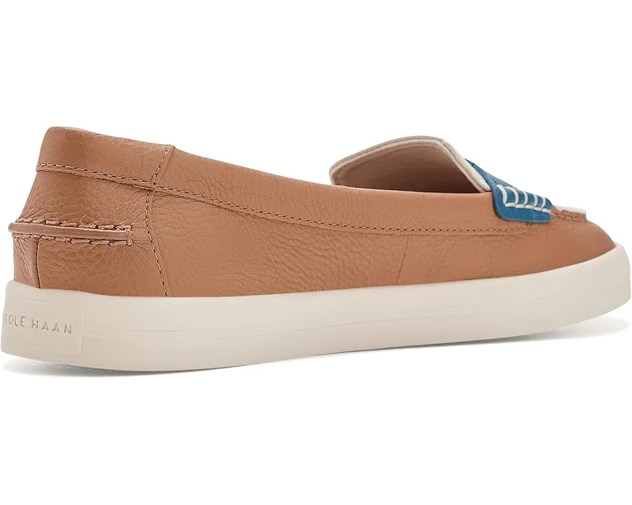 Лоферы Nantucket Drift Penny от Cole Haan бежево-голубые