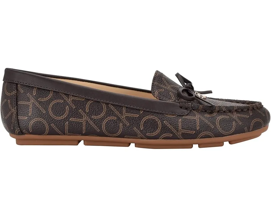Loafers Calvin Klein Linca с бантом из искусственной кожи на резиновой подошве