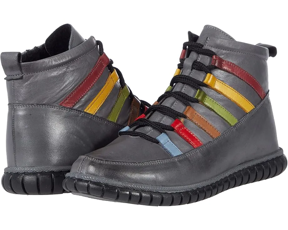 Ботильоны Spring Step Mambo с разноцветными полосками и молнией