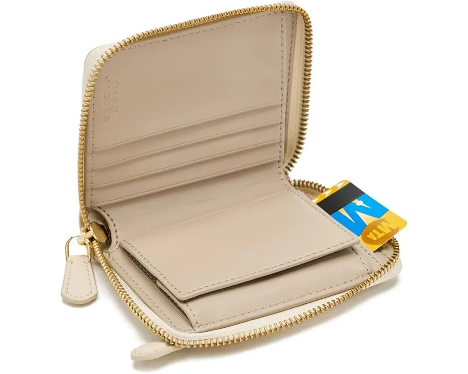 Компактный кожаный кошелек Marc Jacobs The Everyday Slim для денег и карт