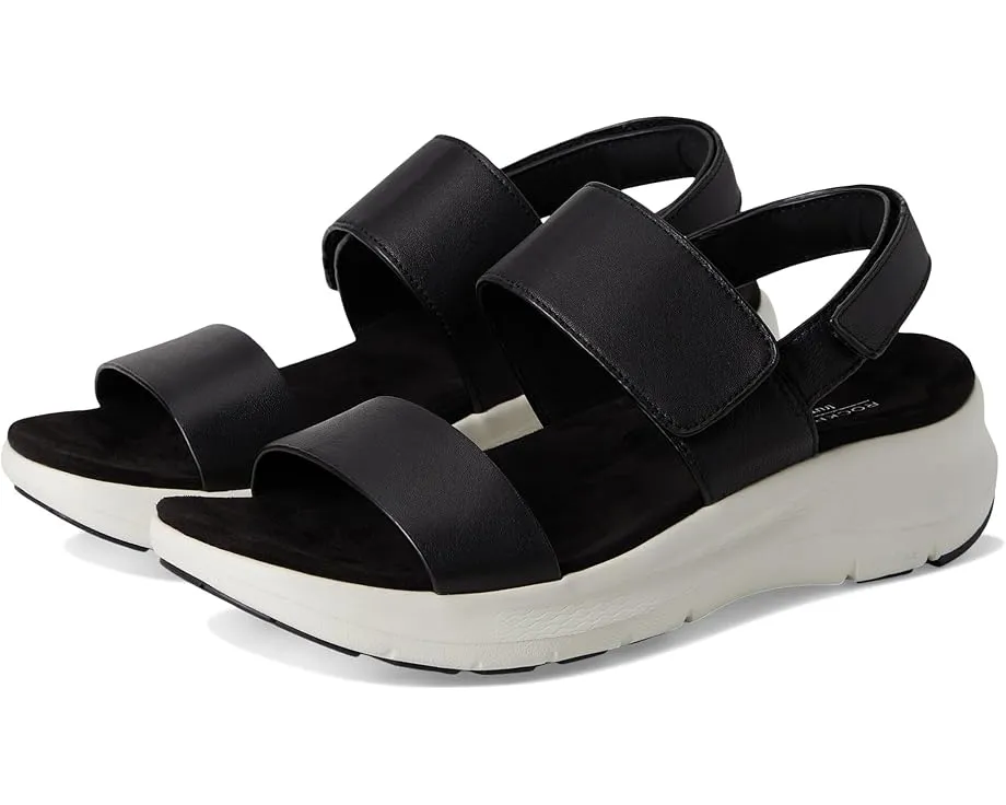 Босоножки Qwera от Rockport с двумя ремешками и открытым круглым носком