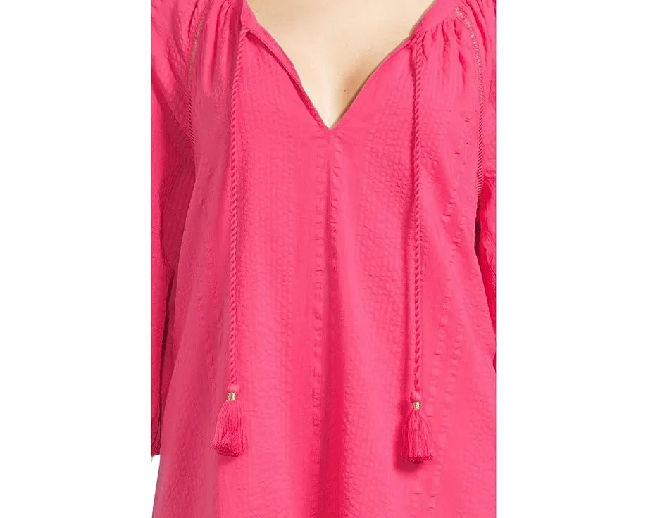 Платье Tommy Bahama Variegated Seersucker с кисточками