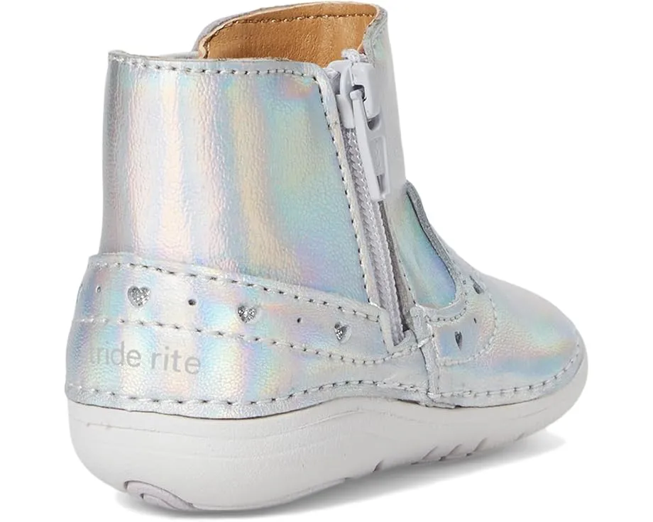 Ботиночки Stride Rite SM Gigi для младенцев и малышей с боковой молнией и стелькой Ortholite