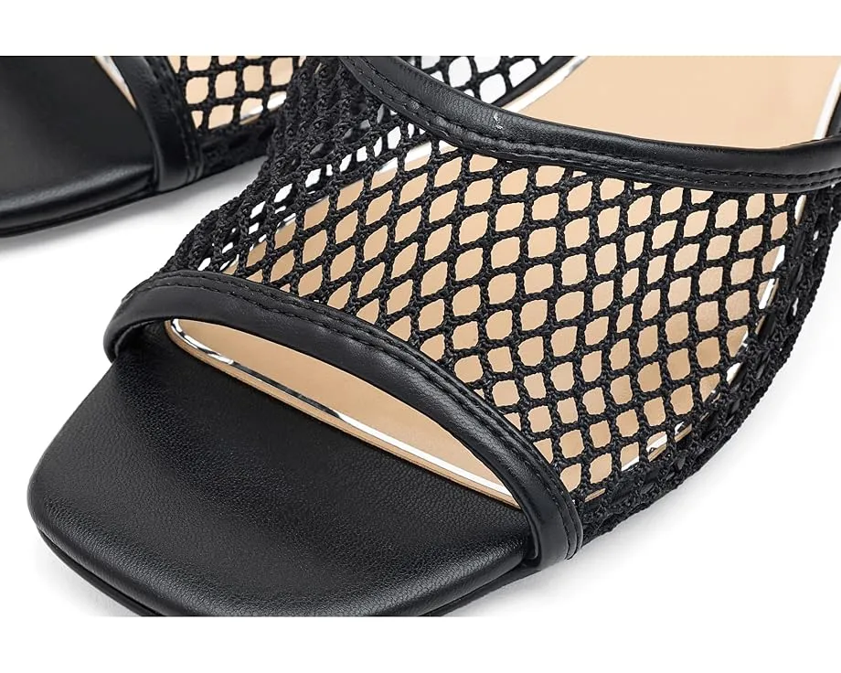 Сандалии Kebba на каблуке с сетчатыми ремешками и расклешенным каблуком GUESS