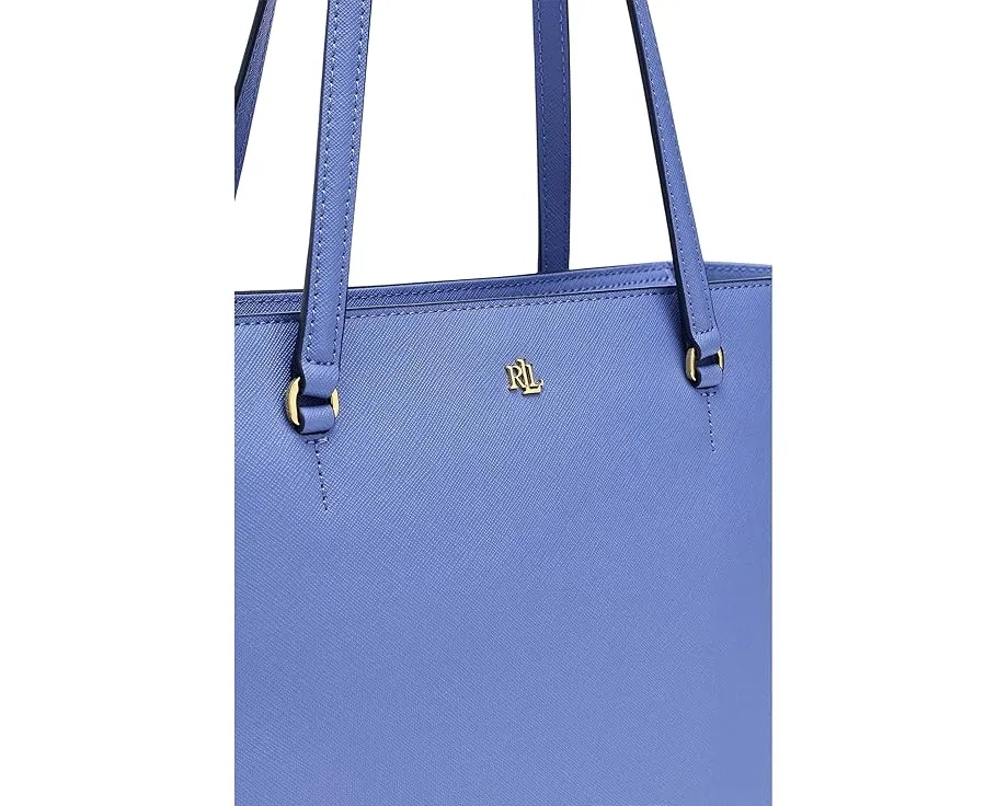Сумка-шоппер Lauren Ralph Lauren Crosshatch Leather Medium Karly Shopper Tote