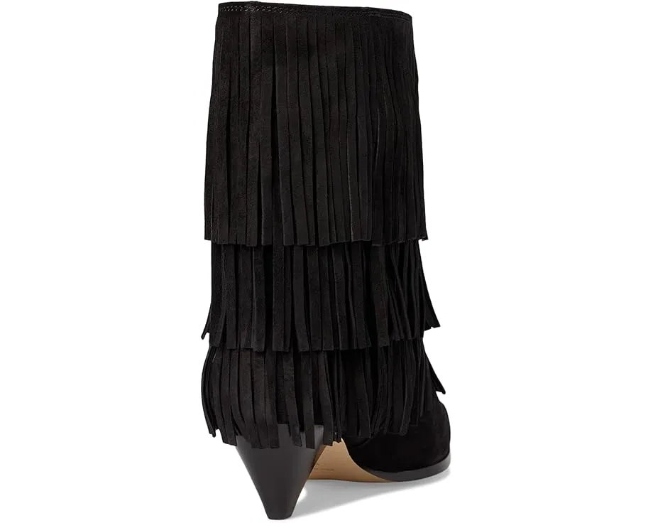 Ботильоны Jayla Heeled Bootie от MICHAEL Michael Kors с бахромой и конусным каблуком