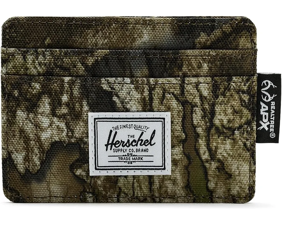 Кардхолдер Herschel Charlie с камуфляжем Realtree и защитой RFID
