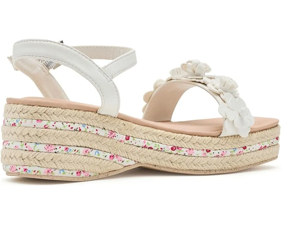 Детские сандалии Steve Madden Kids Dori с цветочными аппликациями и подошвой в стиле эспадрилий
