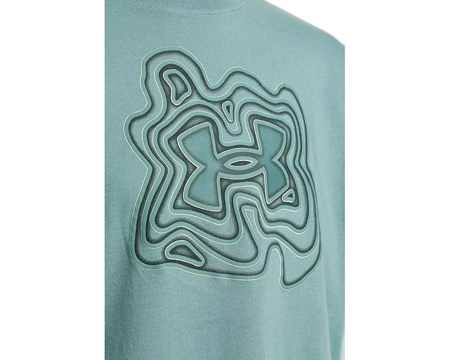 Футболка Under Armour Kids с тематическим принтом и технологией отвода влаги