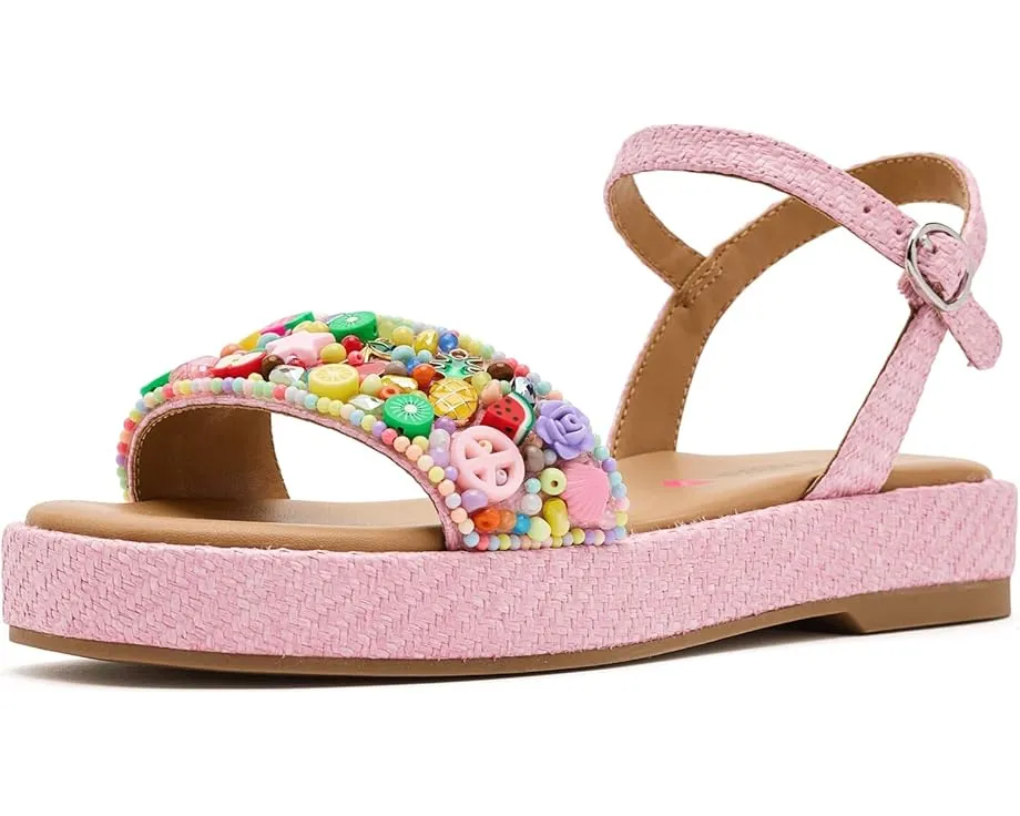 Детские сандалии Steve Madden Kids Arabela с 3D украшениями и ремешком на липучке