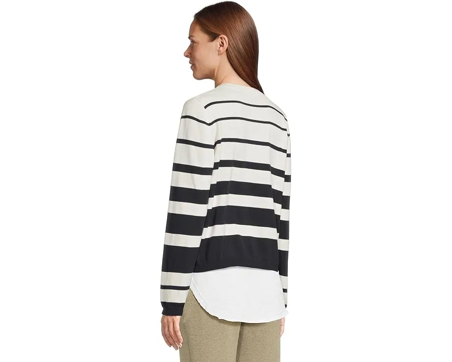 Кардиган Elliott Lauren Party Line в полоску на пуговицах