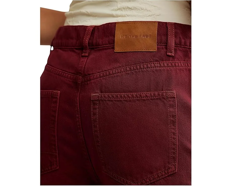 Джинсы Free People Stride с широкими штанинами и низкой посадкой