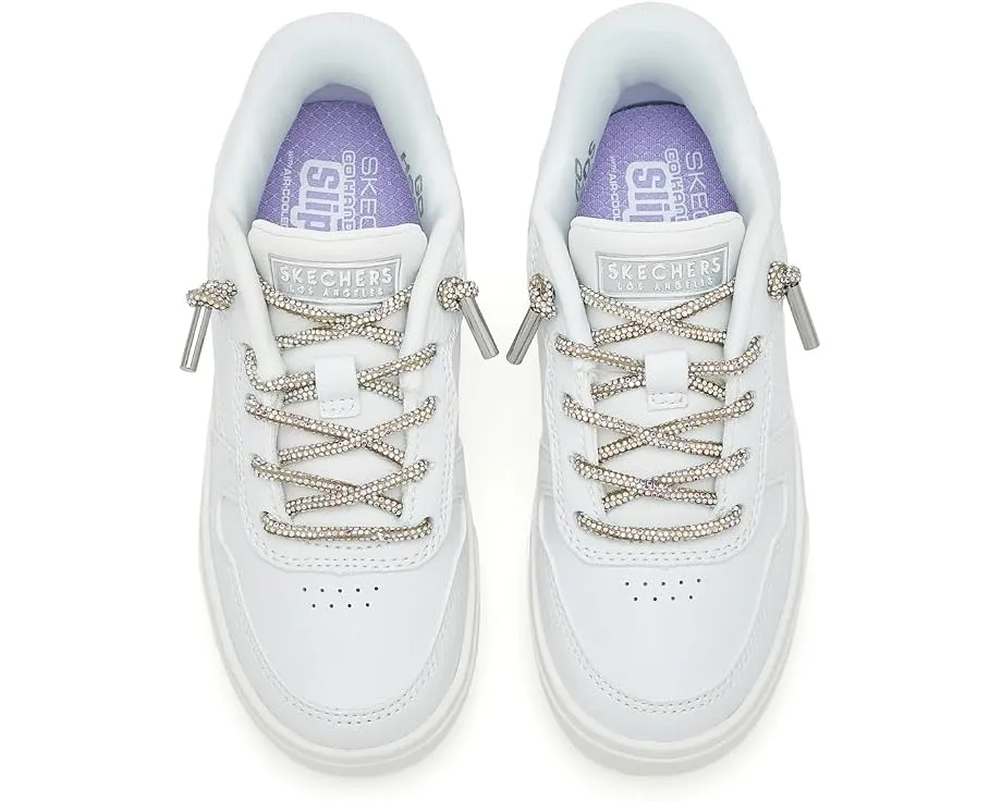 Кроссовки без рук Hands Free Slip Ins Skechers Aura LX 310769L белые