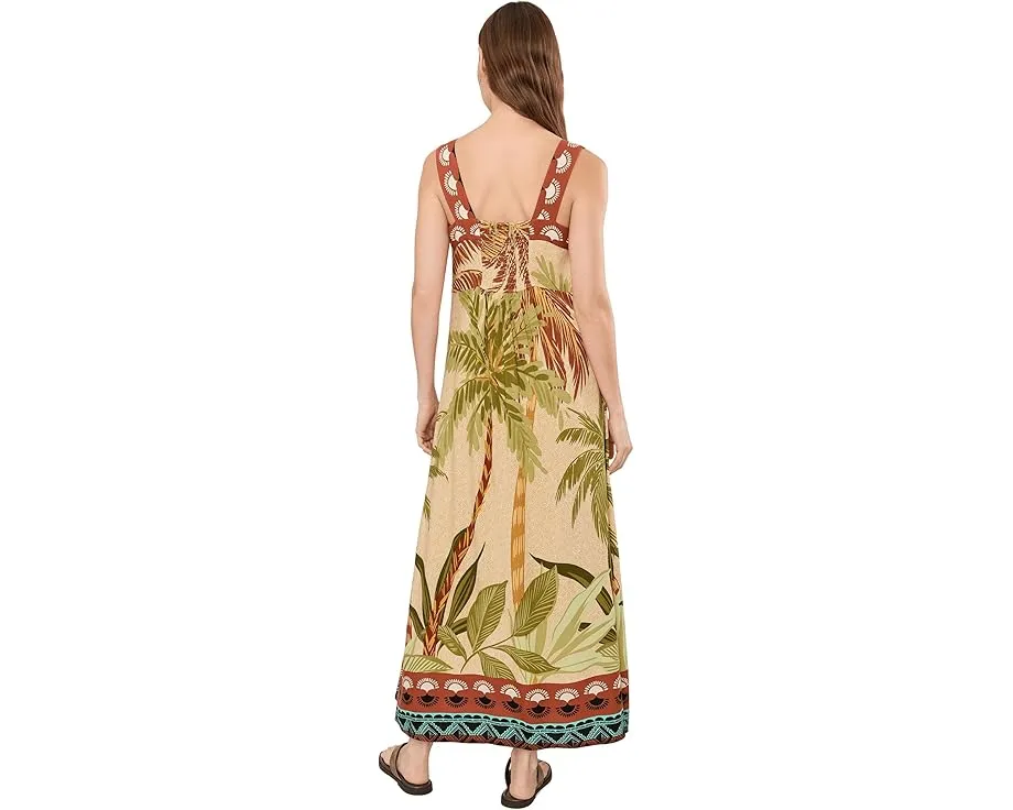 Платье макси Vince Camuto Smocked Bodice с отрезным лифом