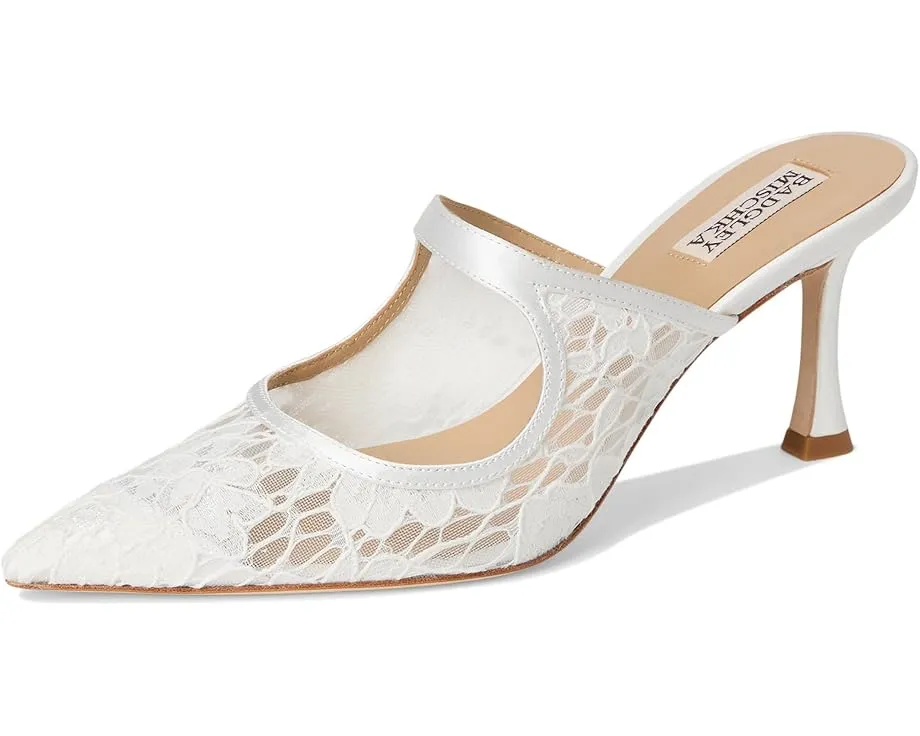 Туфли Oaklyn от Badgley Mischka на шпильке с острым носком и кружевными деталями