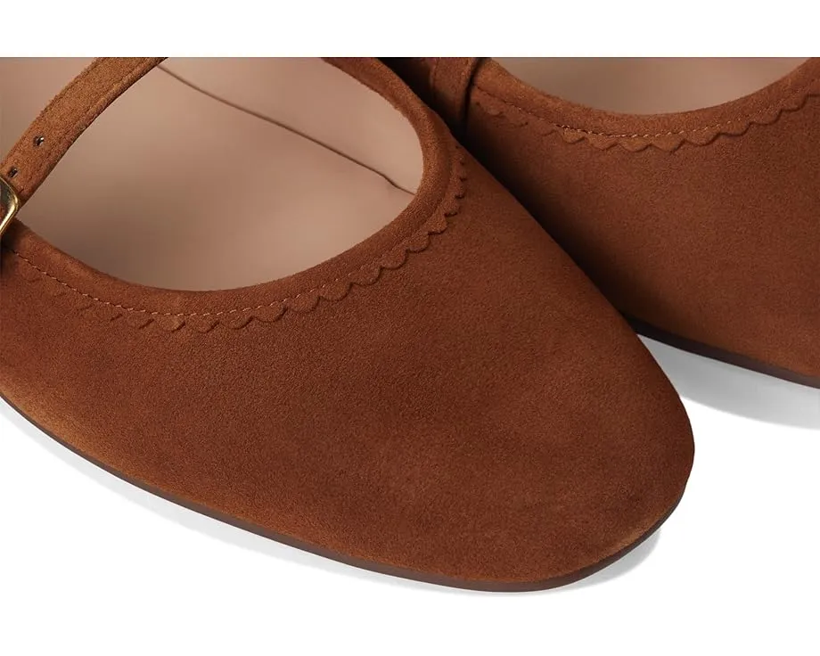 Балетки Cole Haan Yelena Scalloped Maryjane с фигурным мыском и регулируемой пряжкой