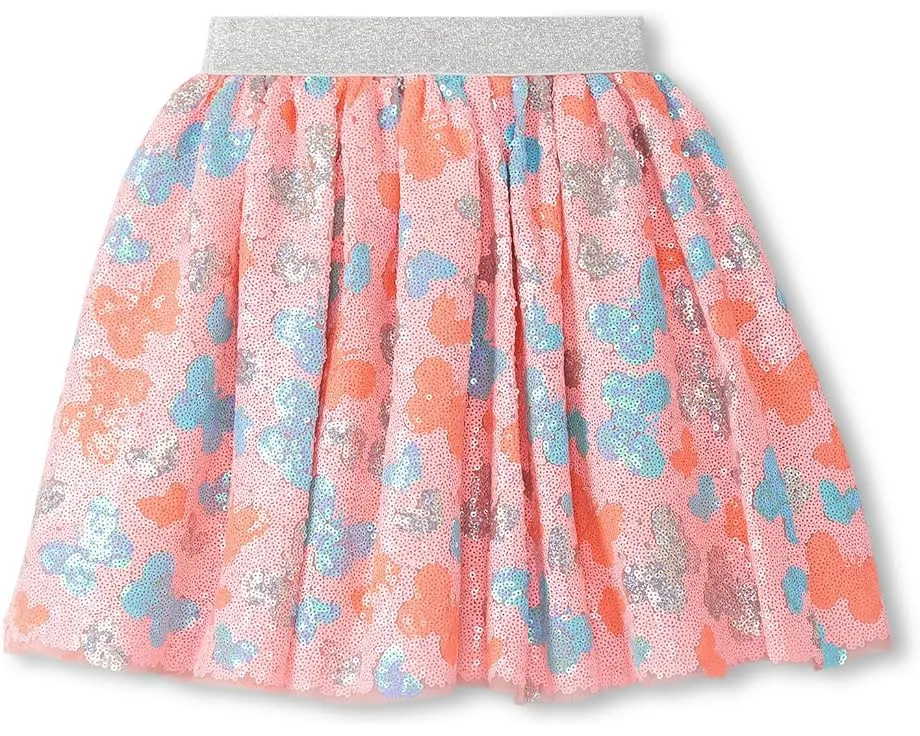 Юбка с пайетками и блестками в виде бабочек Hatley Kids из двойного тюля