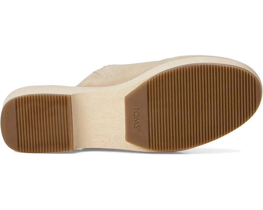 Клоги TOMS Addison Clogs из дерева с технологией CloudBound