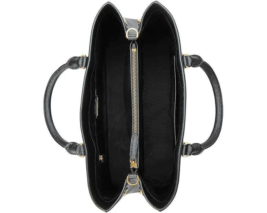 Lauren Ralph Lauren большая сумка Hanna из тисненой кожи с регулируемым ремнем