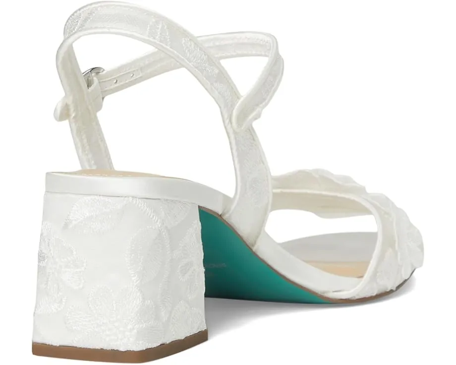 Босоножки Blue by Betsey Johnson Blare с цветочным принтом на платформе и квадратным носком