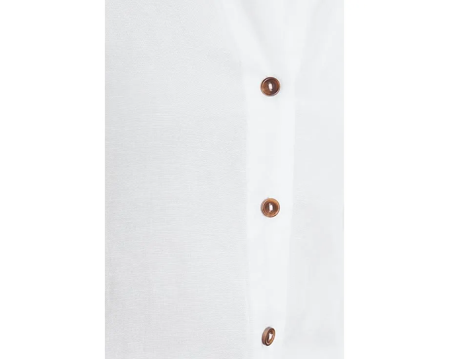 Топ с завязками More Love Linen Sanctuary белый