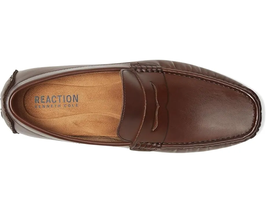 Мокасины Kenneth Cole Sergio с ремешком penny и декоративной строчкой