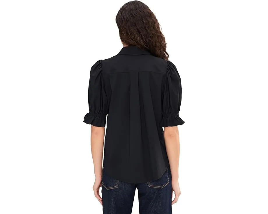 Блуза Liverpool Los Angeles с пышными рукавами до локтя и застежкой на кнопках