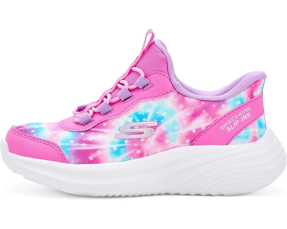 Skechers Kids Hands Free Slip Ins Bounder Pro Rainbow Rush кроссовки с радужным тингом