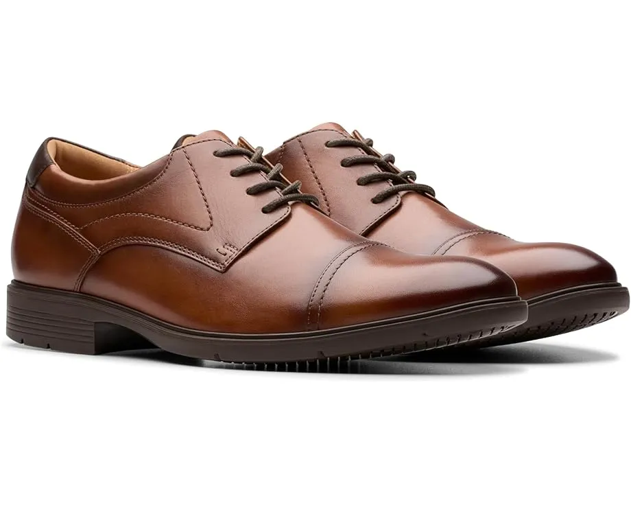 Оксфорды Clarks Eldredge Cap с мыском и резиновой подошвой