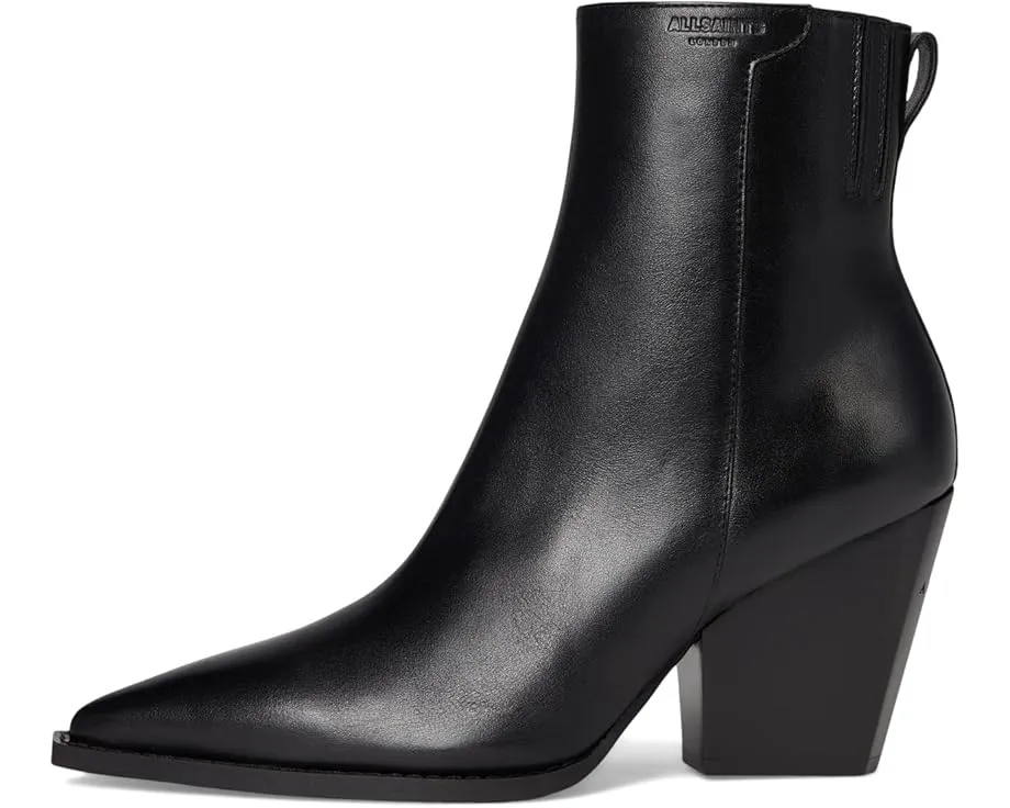 Ботильоны AllSaints Rizzo из мягкой кожи с квадратным носком