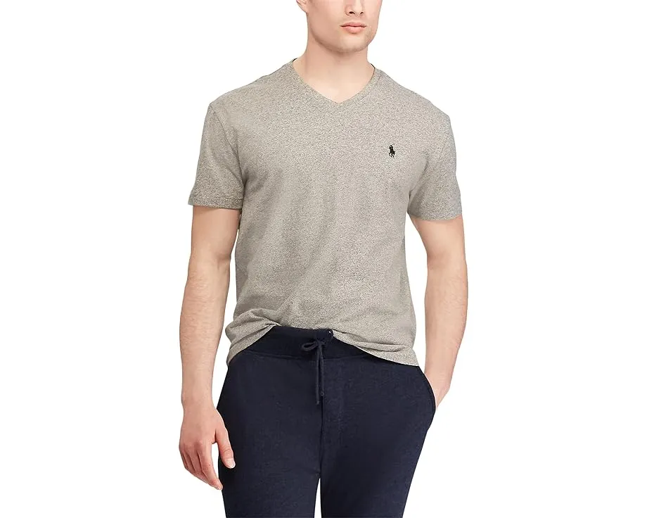 Классическая футболка Polo Ralph Lauren с V-образным вырезом и вышитым логотипом