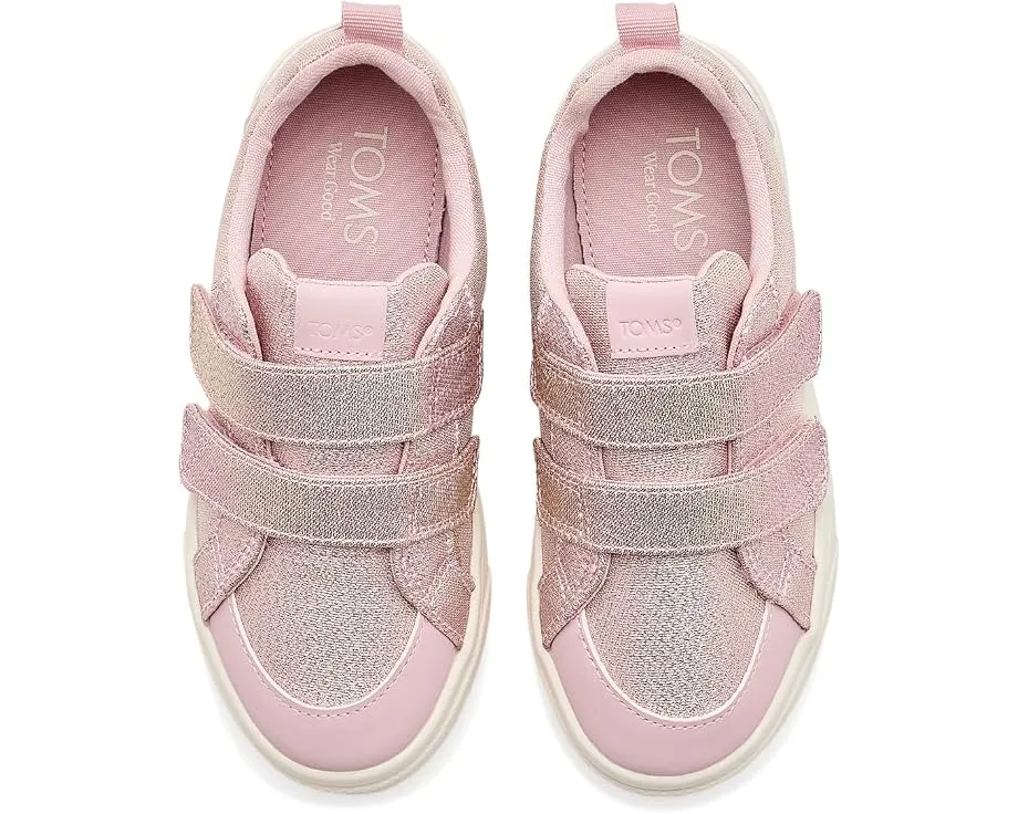 Кроссовки TOMS Cruz Double Strap на липучке розовые для детей