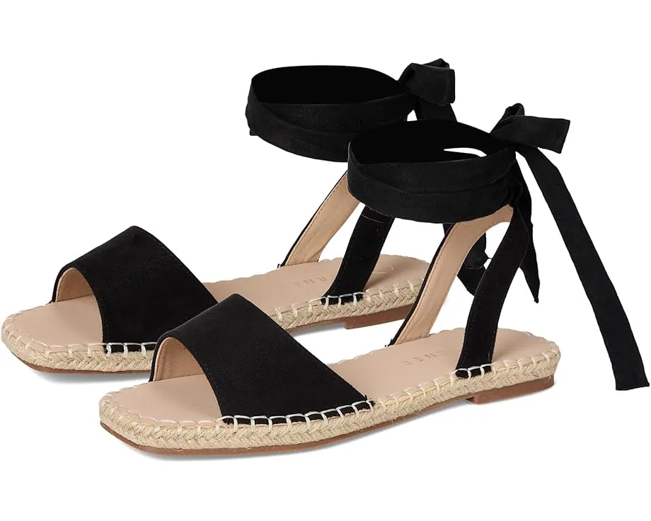 Сандалии Emelie с ремешком вокруг щиколотки и деталями эспадрильи Journee Collection