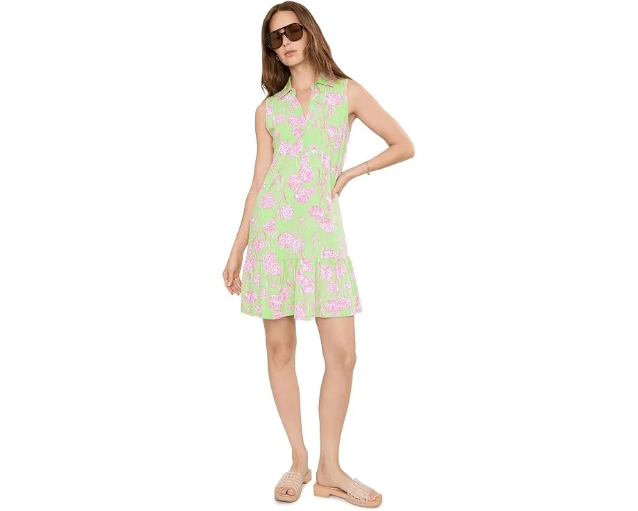 Платье Lilly Pulitzer Riegan с присборенной талией и короткими рукавами