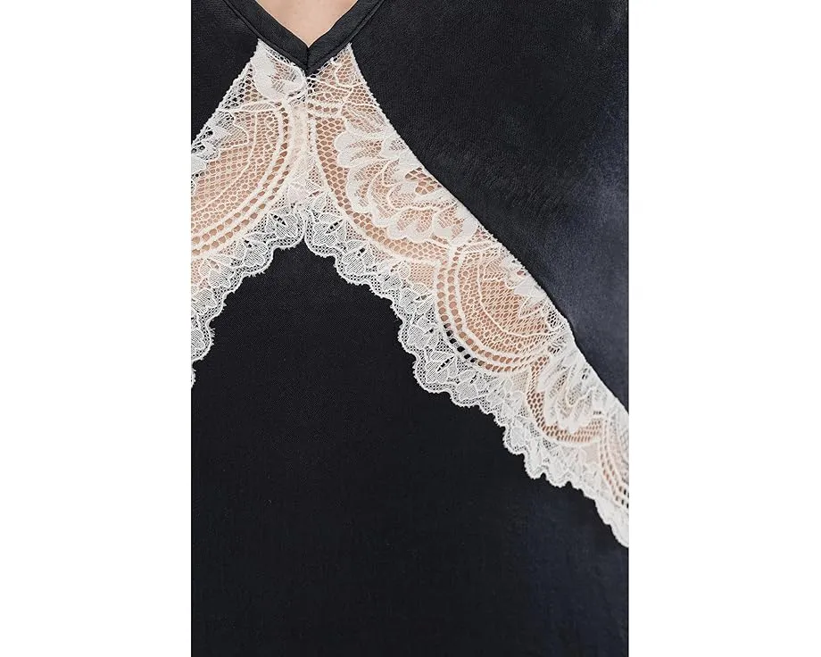 Free People комбинация Some Kind Of Love макси с кружевом и открытой спиной