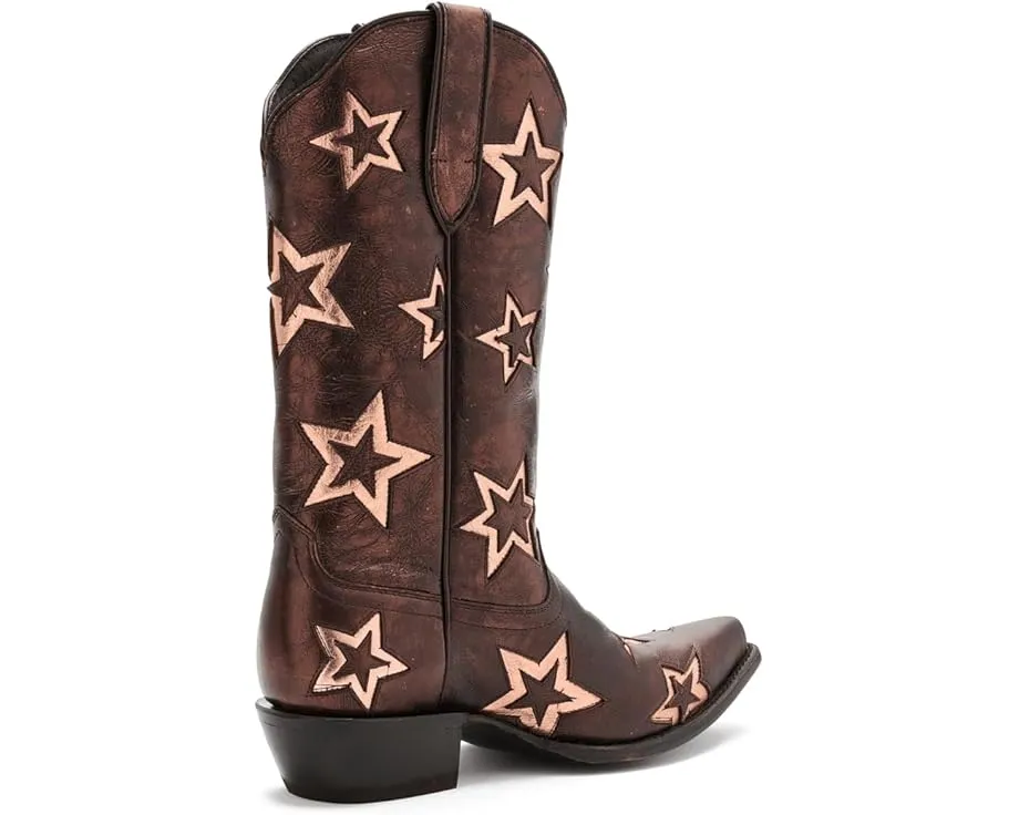 Ковбойские сапоги Ariat Hazen Star с заостренным носком и звездным принтом