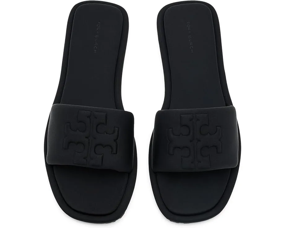 Tory Burch шлепанцы Double T Sport с принтом