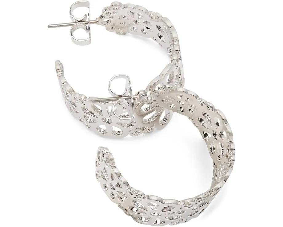 Серьги-кольца Spade Flower Lace с филигранью от Kate Spade New York