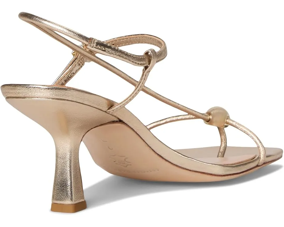 Босоножки Loeffler Randall Triana на среднем каблуке с золотым шармом