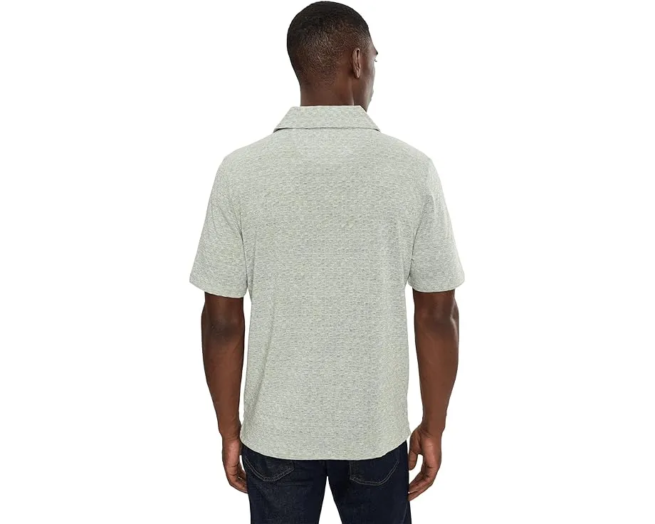 Поло Johnston & Murphy Sedona V-neck с четырехсторонней растяжкой и воротником Johnny