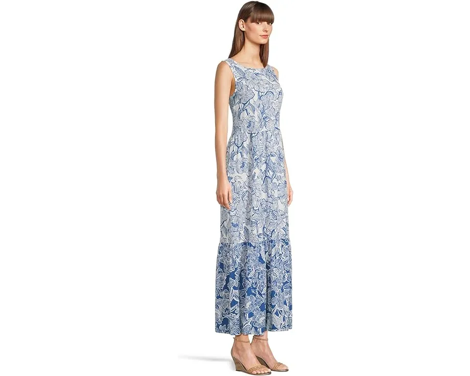 Платье-миди Hayleigh с ярусной юбкой и вырезом на спине от Lilly Pulitzer