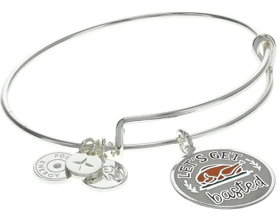 Браслет Let's Get Basted от Alex and Ani с эпоксидным шармом